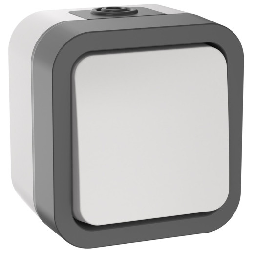 IEK TORS Переключатель однокл. 10А IP55 TS201 белый