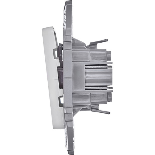 Legrand/Daccord INSPIRIA Белый Переключатель без фиксации (кнопка) с Н.О./Н.З. контактом 6 A - 250 В