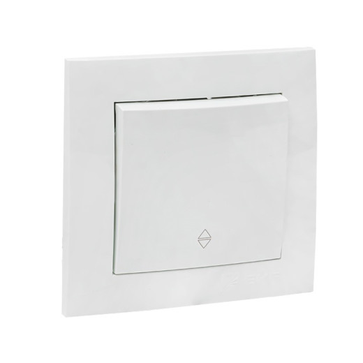 EKF PROxima Валенсия выключатель 1-кл. 10А белый проходной