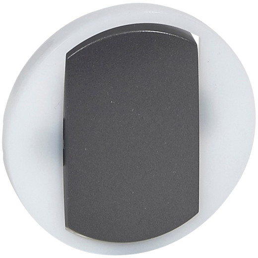 Legrand Celiane2 Графит Лицевая панель выключателя/переключателя 067001/02/31/32 с контурной подсветкой