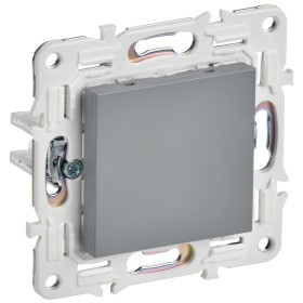 IEK SKANDY Серый Заглушка с суппортом SK-C01Gr