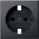 Schneider Electric Merten SM Антрацит Центральная плата для мех.розетки SCHUKO б/ус. Защиты