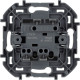 Legrand/Daccord INSPIRIA Антрацит Выключатель двухклавишный 10 AX - 250 В