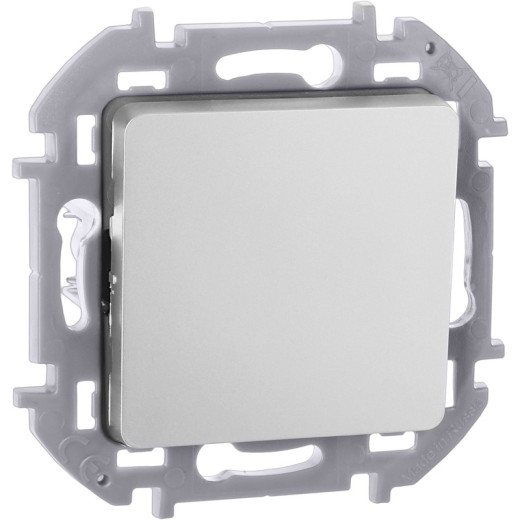 Legrand/Daccord INSPIRIA Алюминий Переключатель одноклавишный 10 AX - 250 В
