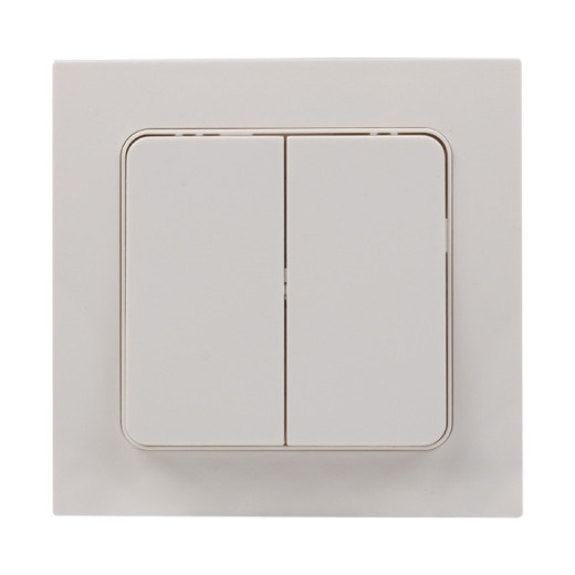 EKF PROxima Стокгольм Белый Выключатель 2-кл, 10А