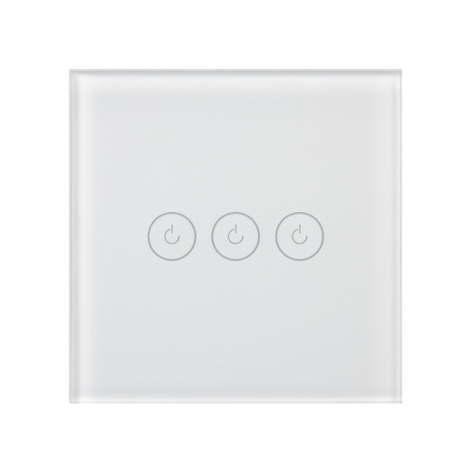 Arlight Выключатель сенсорный SWT-OMALI-S03-ZB-WH (250V, 10A, Zigbee) (Стекло)