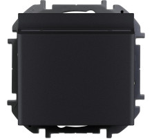 Legrand/Daccord INSPIRIA Антрацит Выключатель для гостиничных номеров