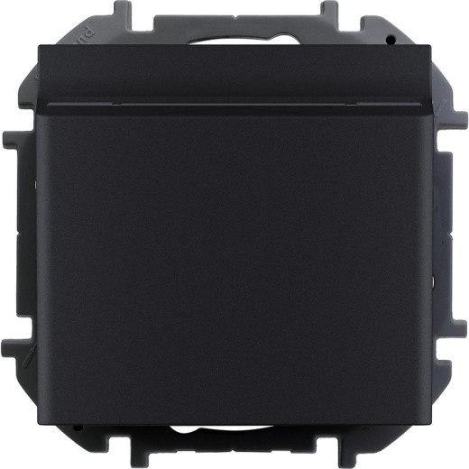 Legrand/Daccord INSPIRIA Антрацит Выключатель для гостиничных номеров