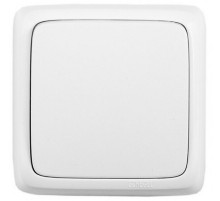Hegel Альфа наруж Белый ВА10-164 Переключатель 1-клавишный с индикацией, с изол. пластиной