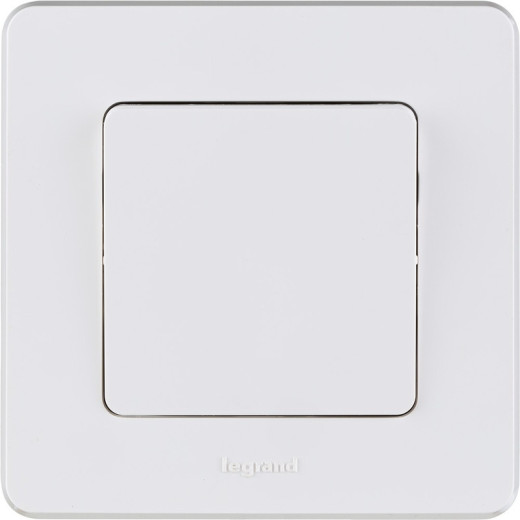 Legrand/Daccord INSPIRIA Белый Выключатель одноклавишный 10 AX - 250 В