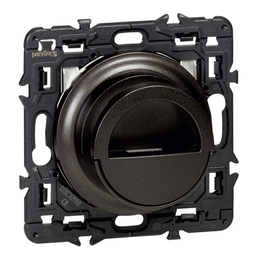 Legrand Celiane2 Графит Накладка д/смартфона