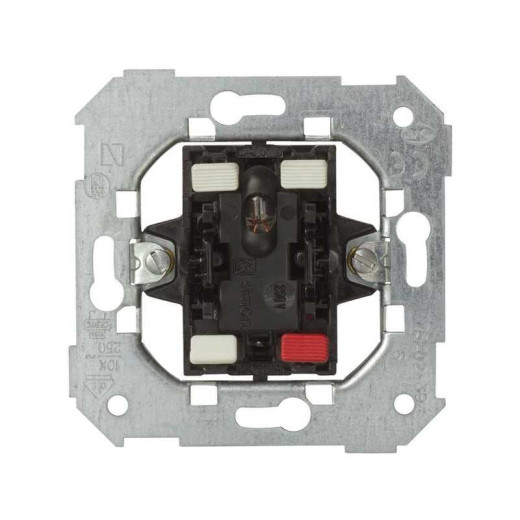 Simon 75 Мех Проходной выключатель с контрольной подсветкой (с 2-х мест, переключатель), 10А 250В, S82,82N,88