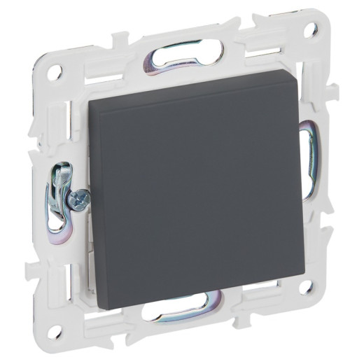 IEK SKANDY Графит Выключатель 1-клавишный перекрестный 10А SK-V03G