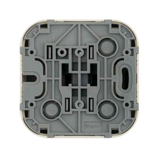 Legrand Quteo Бежевый Кнопка 1-клавишная 6А