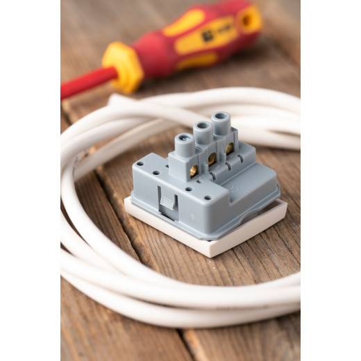 EKF PROxima Выключатель 10А, 1 клавишный проходной без индикатора