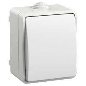 IEK FORS Выкл. кноп. о/у IP54 ВСк20-1-0-ФБ бел.