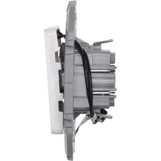 Legrand/Daccord INSPIRIA Белый Выключатель одноклавишный с подсветкой/индикацией 10 AX - 250 В