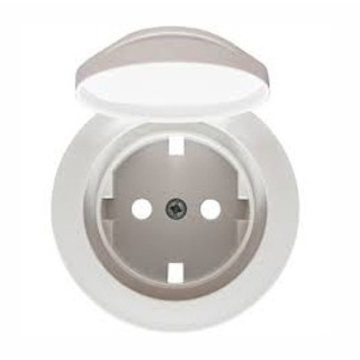 Legrand Celiane Бел Накладка розетки c/з IP44 для механизма 67153