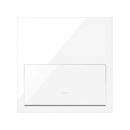 Simon 100 Переключатель (проходной) нажимной 10AX 220В~ с безвинтовым подключением 1Click