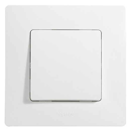 Legrand Etika Белый Выключатель 1-клавишный 10А