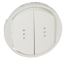 Legrand Celiane Бел Клавиша 2-ая с подсветкой