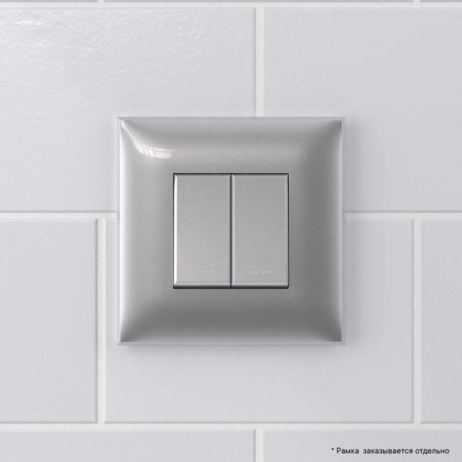 DKC Avanti Кнопка двухклавишная в стену, 