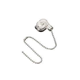 REXANT Выключатель для настенного светильника с цепочкой 270 мм, silver