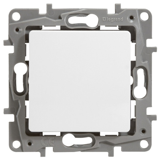 Legrand Etika Белый Выключатель 1-клавишный с подсветкой, 10А, Винтовые клеммы