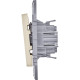 Legrand/Daccord INSPIRIA Слоновая кость Переключатель одноклавишный 10 AX - 250 В