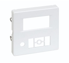 Simon 82 Белая Накладка на автоном. радиоприёмник с ЖК-дисплеем