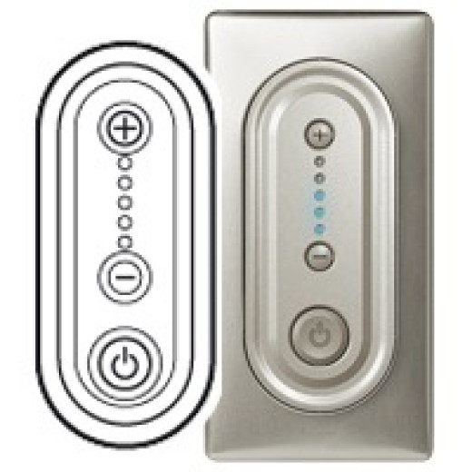 Legrand Celiane Титан Накладка светорегулятора нажимного 1000 Вт 5 мод