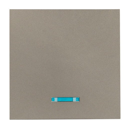 EKF PROxima Валенсия лицевая панель выключателя 1-кл. с индикатором 10А кашемир