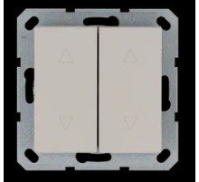 Jasmart G Тауп Выключатель 2-кл жалюзи 10A 250V~