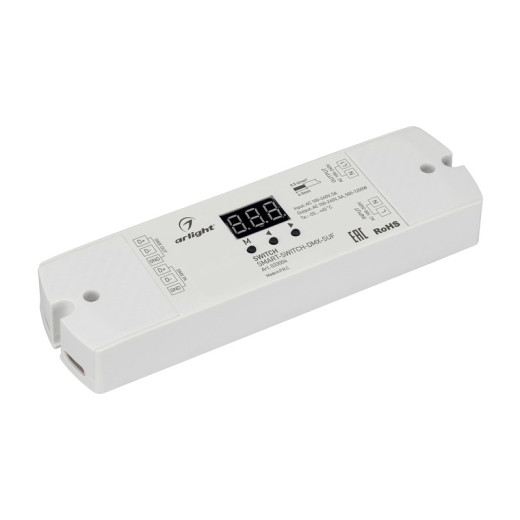 Arlight Выключатель SMART-SWITCH-DMX-SUF (230V, 5A) (IP20 Пластик, 3 года)