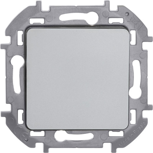 Legrand/Daccord INSPIRIA Алюминий Выключатель одноклавишный 10 AX - 250 В