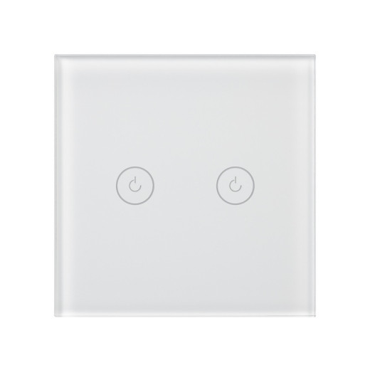 Arlight Выключатель сенсорный SWT-OMALI-S02-ZB-WH (250V, 10A, Zigbee) (Стекло)