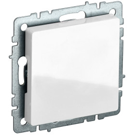 IEK BRITE BASE Белый Заглушка с суппортом МЗ10-БрБ