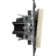 Legrand Valena LIFE DIY Сл.кость Переключатель 2-клавишный 10А 250В