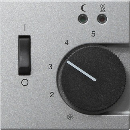 Gira S-55 Алюминий Накладка регулятора теплого пола