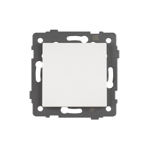 Arlight Механизм выключателя одноклавишный перекрёстный SWT-MKX1-PL-WH-V (250V, 10A) (-)