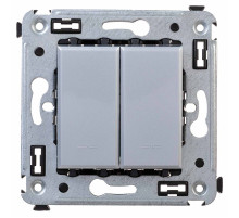 DKC Avanti Переключатель двухклавишный в стену, 