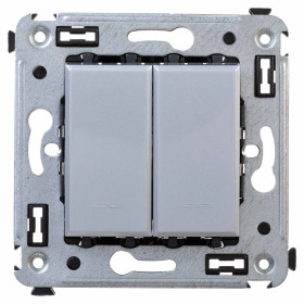 DKC Avanti Переключатель двухклавишный в стену, 