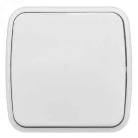 EKF Basic Минск Белый Выключатель 1-кл, 10А, ОП