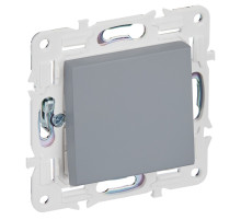 IEK SKANDY Серый Выключатель 1-клавишный перекрестный 10А SK-V03Gr