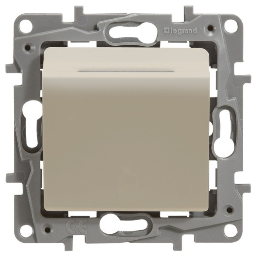 Legrand Etika Слоновая кость Выключатель карточный с выдержкой времени, с подсветкой