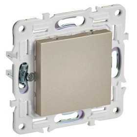 IEK SKANDY Шампань Заглушка с суппортом SK-C01Sh