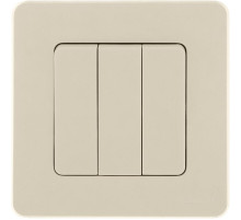 Legrand/Daccord INSPIRIA Слоновая кость Выключатель 3-кл, винтовые клеммы, 10 AX , 250 В