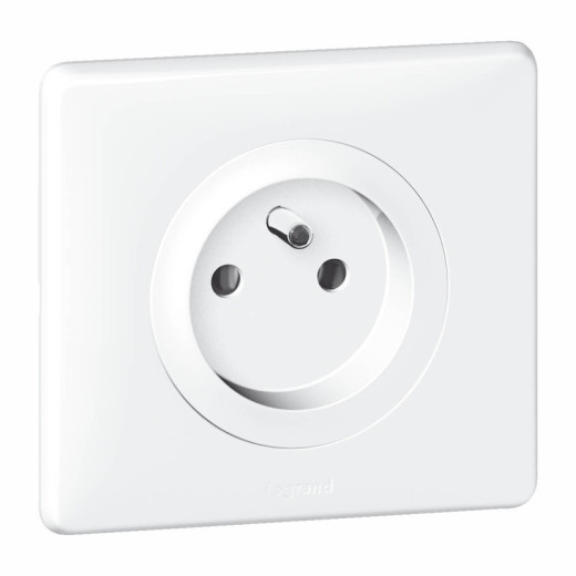 Legrand Лицевая панель - Программа Celiane - розетка 2К+З французского стандарта Кат. № 0 671 11 и розетка 2К Кат. № 0 671 10 - белый