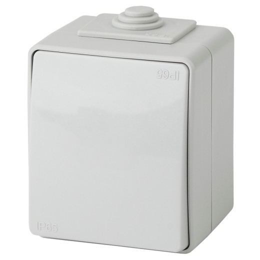 ЭРА 11-1601-03 Эксперт Серый Выключатель 1-кл ОУ IP65