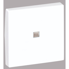 Simon Connect Графит Клавиша с индикатором для выключателя К304, 45х45мм